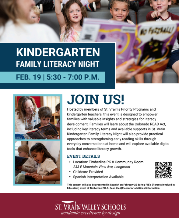 KINDERGARTEN LITERACY NIGHT